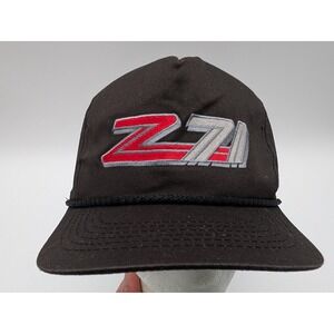 Chevrolet Z71 Off-Road Snapback Hat Black Embroidered Trucker Cap OG Brand